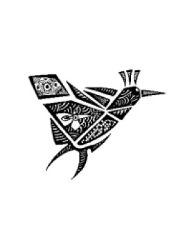 Flap your wings and the world is yours - Black Frame
